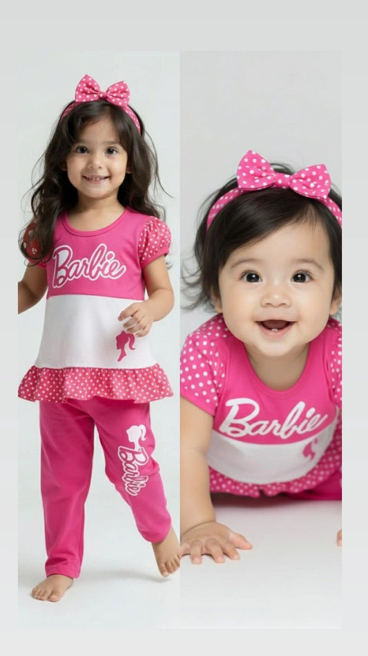 Disney Barbie Theme Suit for Girls ✨